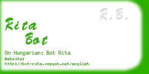 rita bot business card